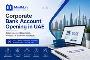 Corporate bank account opening in UAE